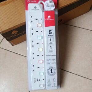 Officepoint 5-Way Extension Socket